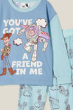 Pijamas - Toy Story Chuck Long Sleeve Pyjama Set, LCN DIS STONE GREEN/TOY STORY LET S PLAY - vista alternativa 2