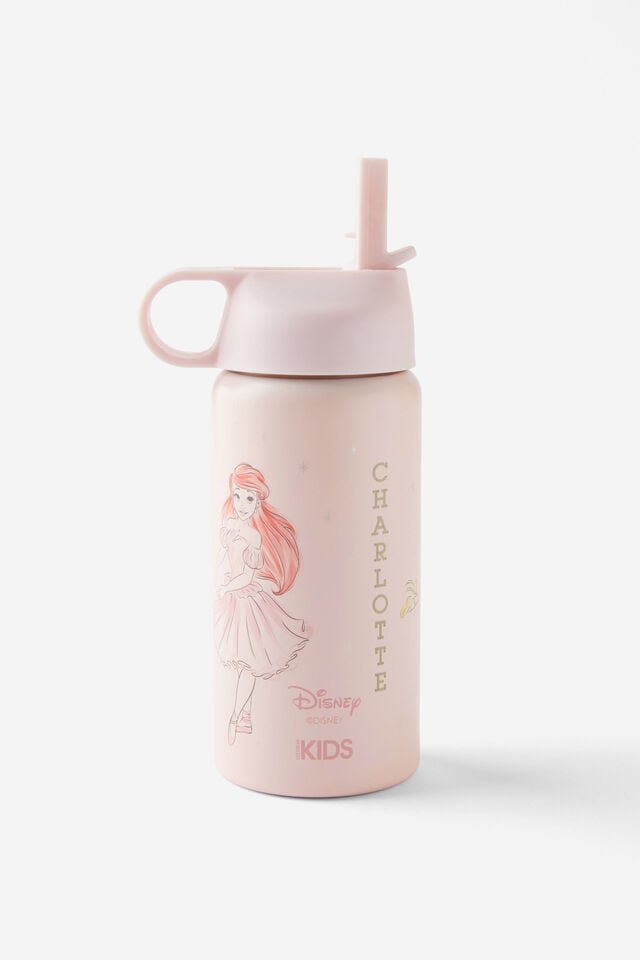 Kids Metal Drink Bottle - Personalised, LCN DIS PRINCESSES/BALLERINA PINK