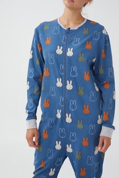 Adults Unisex Long Sleeve All In One Licensed, LCN MIF PETTY BLUE MIFFY