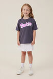 Camiseta - Disney Drop Shoulder Short Sleeve Tee, LCN MAT BARBIE 90S LOGO/RABBIT GREY - vista alternativa 2
