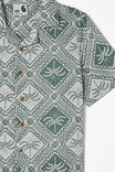 Cabana Short Sleeve Shirt, SWAG GREEN/TILE PALM - alternate image 2