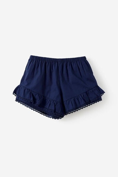 Frill Short, DENIM NAVY