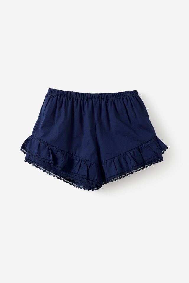 Frill Short, DENIM NAVY