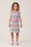 Skylar Crochet Dress, RAINBOW/ PATTERN STRIPE - alternate image 2