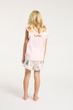 Stacey Flutter Pyjama Set Personalised, BALLERINA PINK/ MERRY AND BRIGHT - alternate image 1