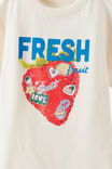 Essential Short Sleeve Graphic Tee, DARK VANILLA/FRESH FRUIT - example image 3