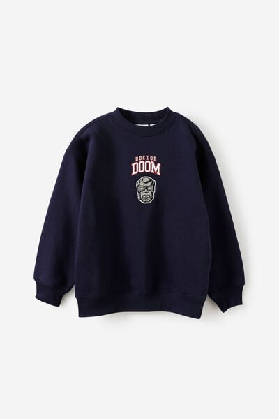 License Sammy Oversize Crew, LCN MAR SQUID INK/DR DOOM