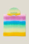 Baby Hooded Towel - Personalised, RAINBOW GRADIENT - alternate image 1