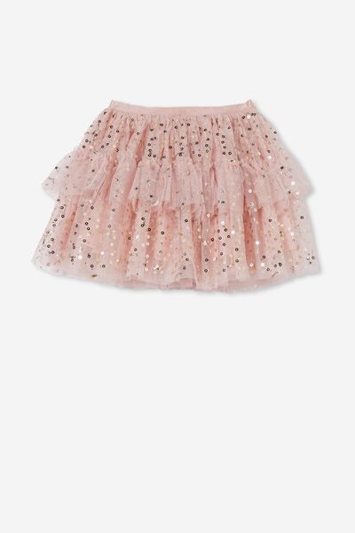 Trixiebelle Dress Up Skirt, DUSTY PINK/STARS