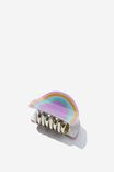 Claudia Claw Clip, BRIGHT SHIMMER RAINBOW - alternate image 1