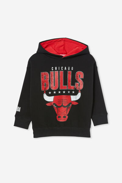 License Emerson Hoodie, LCN NBA BLACK/CHICAGO BULLS