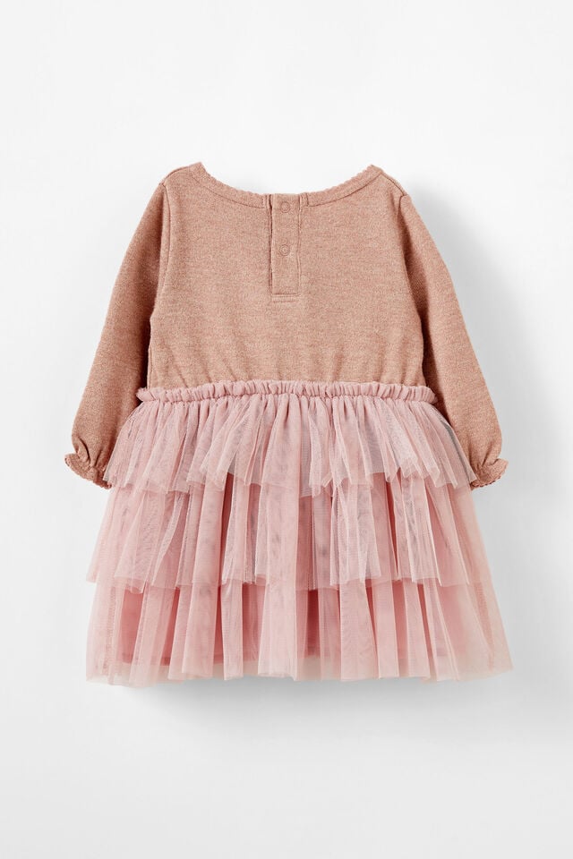 Coco Shimmer Tulle Dress, BLUSH SHIMMER