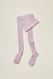 Solid Tights, LILAC DROP MARLE/CABLE - alternate image 1
