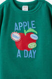 Tyla Knit Playsuit, ENGLISH IVY/APPLE A DAY - example image 2