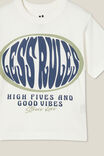Camiseta - Jonny Short Sleeve Print Tee, VANILLA/LESS RULES - vista alternativa 2