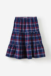 Harriette Skirt, IN THE NAVY/RED CHECK - alternate image 1