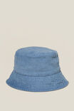 Kids Cord Bucket Hat, DUSTY BLUE/CORD - alternate image 1