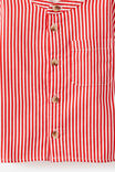 Baby Woven Long Sleeve Shirt, VARSITY RED STRIPE - example image 2