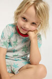 Jordan Short Sleeve Pyjama Set, CLOUD MARLE/GEO STARS - alternate image 4