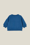 Moletom - Alma Drop Shoulder Sweater, PETTY BLUE/BRO - vista alternativa 3