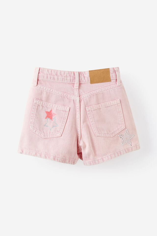 Alayna Aline Denim Skort, MARSHMALLOW/STAR BLING
