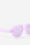 Kids Oversized Square Sunglasses, VINTAGE LILAC - example image 2