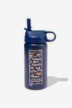 Garrafa Térmica - Kids Metal Drink Bottle, LCN MAR MARVEL LOGO/IN THE NAVY - vista alternativa 2