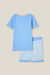 Tyler Short Sleeve Pyjama Set, DUSK BLUE/ALLIGATOR PALMS - alternate image 3