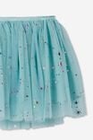 Trixiebelle Dress Up Skirt, RUSTY AQUA/RAINBOW STARS