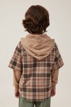 Rugged Long Sleeve Layered Shirt, HOT CHOCCY/PLAID - alternate image 3