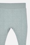Emerson Quilted Trackpant, STONE GREEN