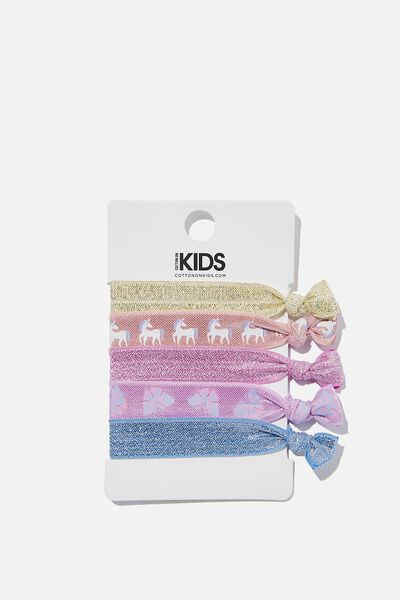 Knot Messy Hair Ties, UNICORN/BUTTERFLY SPARKLE