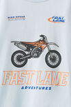 Essentials Graphic Short Sleeve Tee, BLUE WHISPER/FAST LANE - example image 3