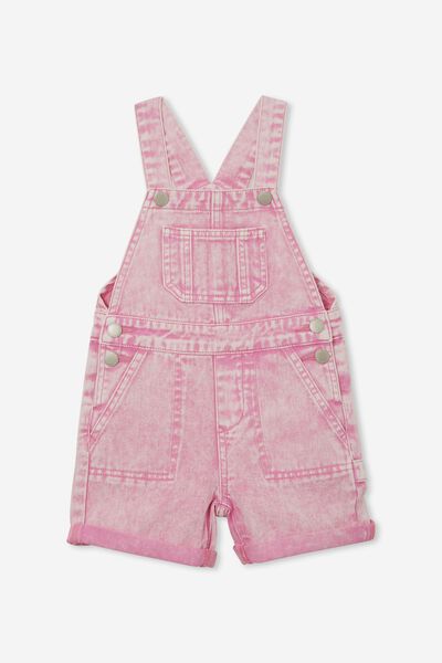 Millie Slouch Shortall, PINK ACID WASH
