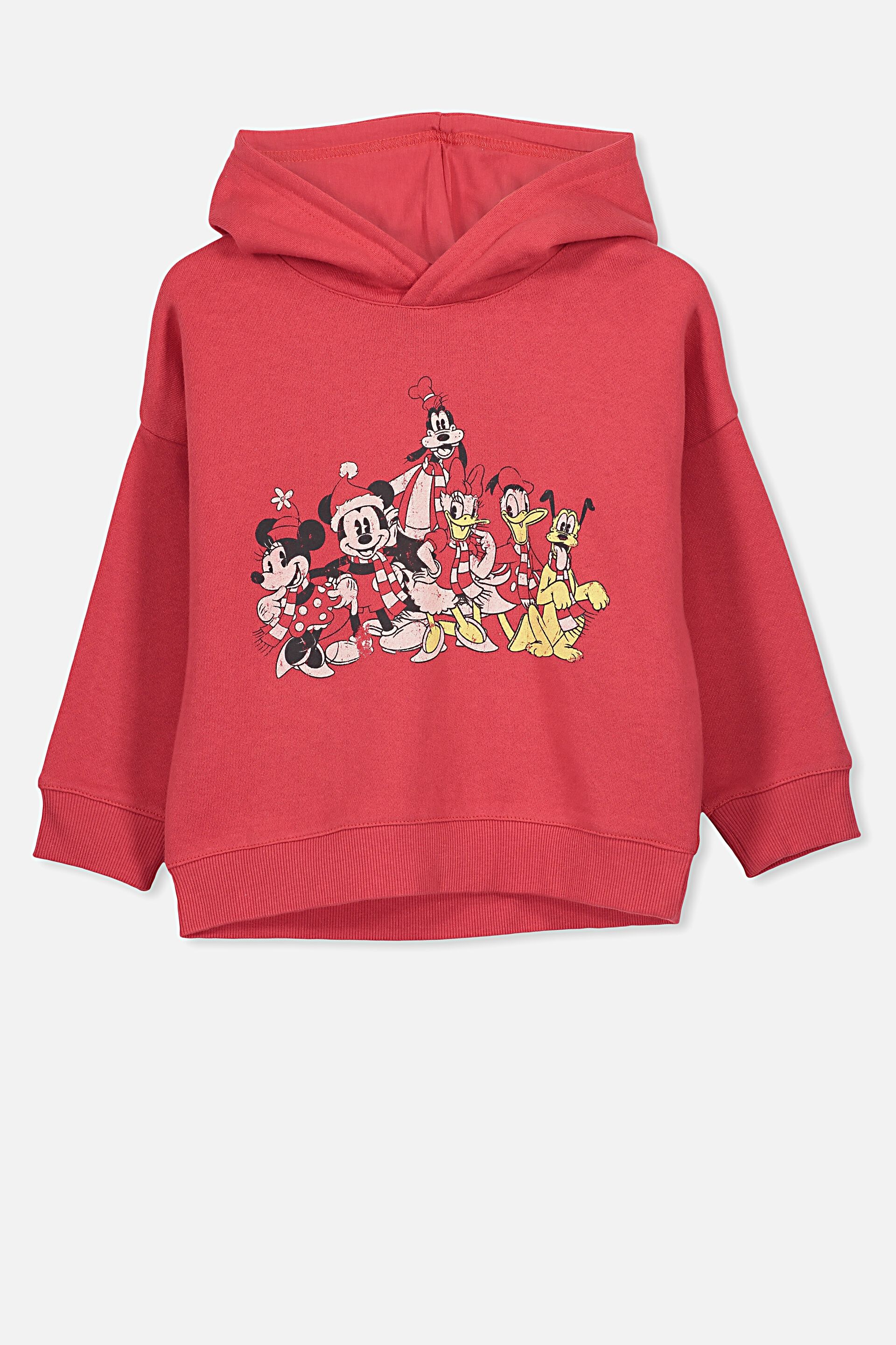 red mickey hoodie