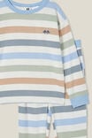 Chuck Long Sleeve Pyjama Set, MULTI/BOLD STRIPE - alternate image 2