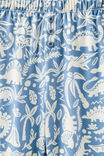 Lucas Long Sleeve Pyjama Set, DUSTY BLUE/ DINO FIELDS - alternate image 2