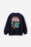 Dr Doom Marvel Oversized Crew, LCN MAR SQUID INK/DR DOOM - example image 2