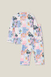 Laila Long Sleeve Pyjama Set Licensed, LCN BLU ZEPHYR/BLUEY PATCHWORK - alternate image 3