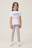 Camiseta - Poppy Short Sleeve Print Tee, VANILLA/DUSK BLUE GROW WILD - vista alternativa 2