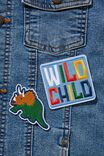Kids 2 Pk Stick On Patches, WILD CHILD/DINO PATCHES