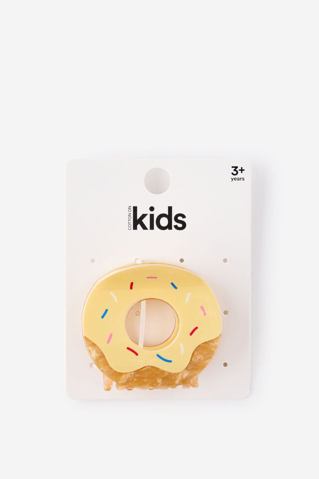 Kids Claw Clip, BABY YELLOW/DONUT