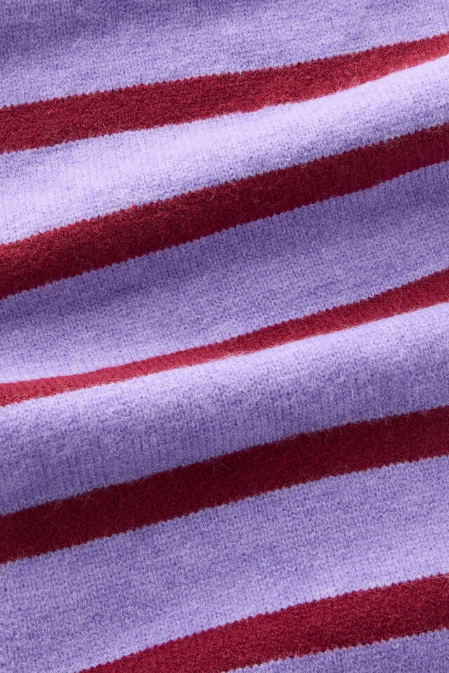 Kids Soft Knitted Scarf, ISLAND PUNCH/BERRY JAM STRIPES