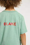 Jordan Short Sleeve Pyjama Set Personalised, MALACHITE/GINGERBREAD GINGHAM - alternate image 4