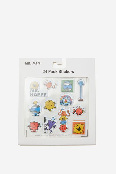 Licensed Sticker Pack, LCN MRM MR MEN/MULTI