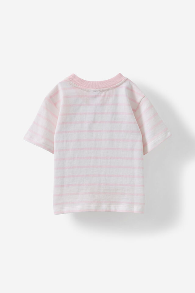 Jamie Short Sleeve Tee, BALLERINA/VANILLA RILEY STRIPE