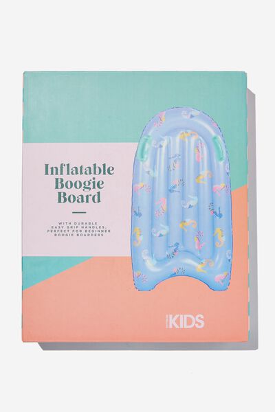 Inflatable Boogie Board, DUSK BLUE SEAHORSE
