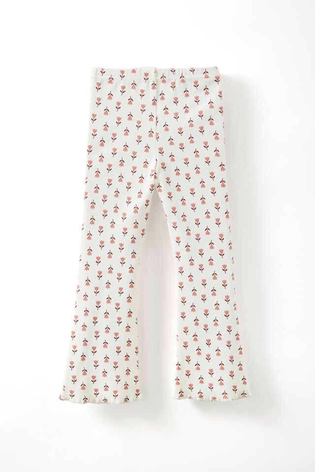 Francine Flare Pant, VANILLA/TILLY TULIP