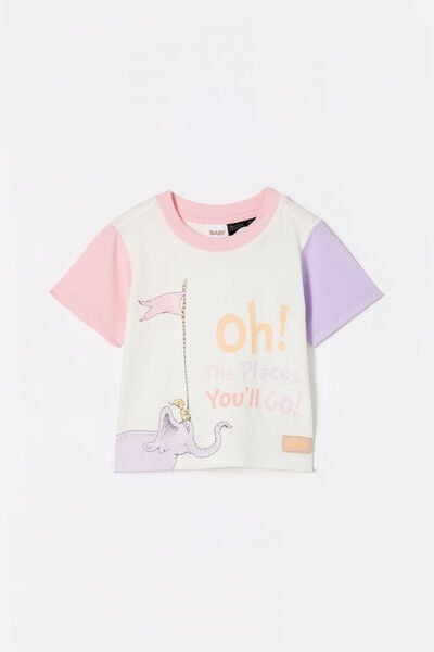 Jamie Short Sleeve Tee-License, LCN DRS VANILLA/OH THE PLACES