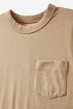 The Essential Short Sleeve Tee, TAUPY BROWN WASH - alternate image 2
